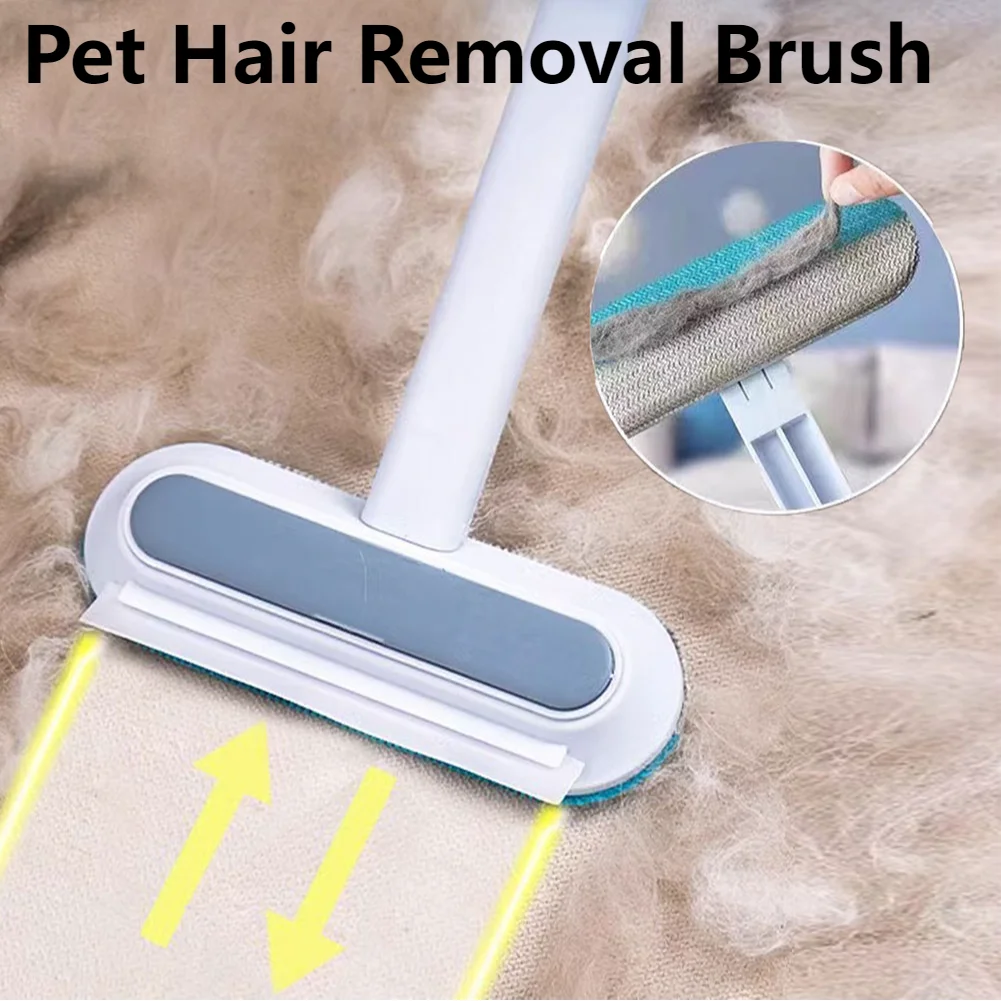S51860f528d754aab9b948dae7a27627aL.webp 3 in 1 Pet Hair Remover Brush Long Handle Window Cleaning Brush Pet Fur Cleaning Tool Cat Dog Hair Remover Brush Pet Supplies - Image 1
