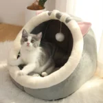 Deep Sleep Cat Bed Cartoon Pet Bed Foldable Removable Washable Pet Sleeping Bed for Small Dog Mat Bag Cave Cats Bed - Image 8