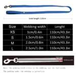 Truelove Soft Dog Pet Leash in Harness and Collar Reflective Nylon Cat Mesh Walking Training 11 Color Length 110cm TLL2111 - Image 4