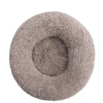 40-110cm Round Pet Bed for Large Dog Bed Super Soft Cat Bed Long Plush Dog House for Medium Dog House Winter Warm Sleeping - Image 19