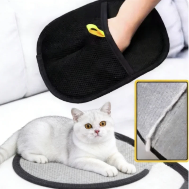 S1ad72c3a5d8944c4a234cea3b121fa3ax.webp Pet Grooming Gloves for Dogs And Cats Hair Remover Brush Kitten Cleaning Glove Sofa Carpet Clothes Pet Hair Removal Pet Supplies - Image 1