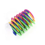 4/200Pcs Cat Spring Toy Cat Spiral Toys Interactive for Indoor Colorful Cats Plastic Springs Coil for Kitten Hunting Swatting - Image 10