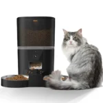 4L Automatic Cat Feeder Smart Pet Feeder For Cats Small Dogs Food Dispenser With Camera Recorder Timing Quantitative Double Bowl - Image 3