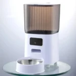 5L Double Bowls Smart Automatic Cat Feeder With Camera Cat Dry Food Video Dispenser Pet Smart Voice Recorder Auto Feeder For Dog - Image 9