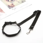 Solid Color Two-in-one Pet Car Seat Belt Nylon Lead Leash Backseat Safety Belt Adjustable Dogs Harness Collar Pet Accessories - Image 8