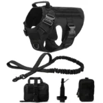Tactical Military Vest Pet German Shepherd Golden Retriever Tactical  Training Dog Harness and Leash Set For All Breeds Dogs - Image 11