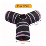 Cat Tunnel Pet Supplies Cat S T Pass Play Tunnel Foldable Cat Tunnel Cat Toy Breathable Drill Barrel for Indoor loud paper - Image 7