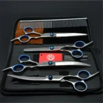 Dog Grooming Scissors Purple Dragon 6" 7" Stainless Pet Beauty Scissors Cutting Scissors Thinning Shears Curved Scissors Z3001 - Image 3