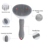Pet Dog Brush Cat Comb Self Cleaning Pet Hair Remover Brush For Dogs Cats Grooming Tools Pets Dematting Comb Dogs Accessories - Image 4