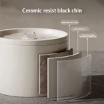Water Dispenser Cat Automatic Water Dispenser, Pet Ceramic Bowl, Dog Bowl Water Dispenser, Circulation And Flow - Image 6