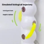 Interactive Cat Toy Intelligent Motion Activated Wack A Worm Post Toy with Tail Automatic Emerging From The Hole Teasing Cat Toy - Image 3