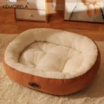 Cozy Oval Snuggle Pet Bed, Plush; Thickened Cat Bed Warm and Secure Bed for Cats and Small Medium Dogs, All Seasons - Image 3