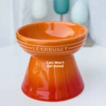 Cool Color Ceramic Pet Bowl High Footed round Mouth Water Bowl Feeding Tray Anti Flip Anti Black Chin for Cats And Dogs - Image 5