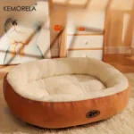Cozy Oval Snuggle Pet Bed, Plush; Thickened Cat Bed Warm and Secure Bed for Cats and Small Medium Dogs, All Seasons - Image 2