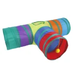 Cat Tunnel Pet Supplies Cat S T Pass Play Tunnel Foldable Cat Tunnel Cat Toy Breathable Drill Barrel for Indoor loud paper - Image 25