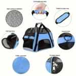 Portable Dog Cat Carrier Bag Pet Puppy Travel Bags Breathable Mesh Small Dog Cat Dogs Outdoor Tent Carrier Outgoing Pets Handbag - Image 2