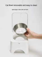 Smart Cat Bowl Pet Feeder Bowl Cat Dog Food Feeder Infrared Sensor Auto Open Cover Smart Feeder Anti-mouse Cat Food Dispenser - Image 5