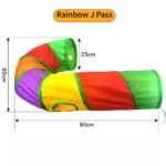 Cat Tunnel Pet Supplies Cat S T Pass Play Tunnel Foldable Cat Tunnel Cat Toy Breathable Drill Barrel for Indoor loud paper - Image 16