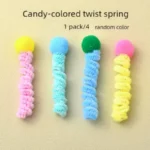 4/200Pcs Cat Spring Toy Cat Spiral Toys Interactive for Indoor Colorful Cats Plastic Springs Coil for Kitten Hunting Swatting - Image 13