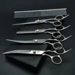 Dog Grooming Scissors Purple Dragon 6" 7" Stainless Pet Beauty Scissors Cutting Scissors Thinning Shears Curved Scissors Z3001 - Image 2