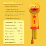 Yellow Duck Pet Cleaning Bathing Electric Foam Machine Usb Charging Automatic Soap Dispenser Foam Machine Pet Accessories - Image 6