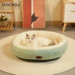 Cozy Oval Snuggle Pet Bed, Plush; Thickened Cat Bed Warm and Secure Bed for Cats and Small Medium Dogs, All Seasons - Image 7