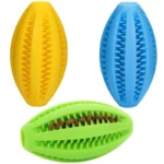 Pet Dog Chew Toys Teeth Cleaning Snack Ball Pet Dog Toy Ball Natural Rubber Super Tough Interactive Bouncy Pet Supplies - Image 5