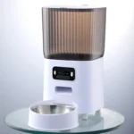 5L Double Bowls Smart Automatic Cat Feeder With Camera Cat Dry Food Video Dispenser Pet Smart Voice Recorder Auto Feeder For Dog - Image 8