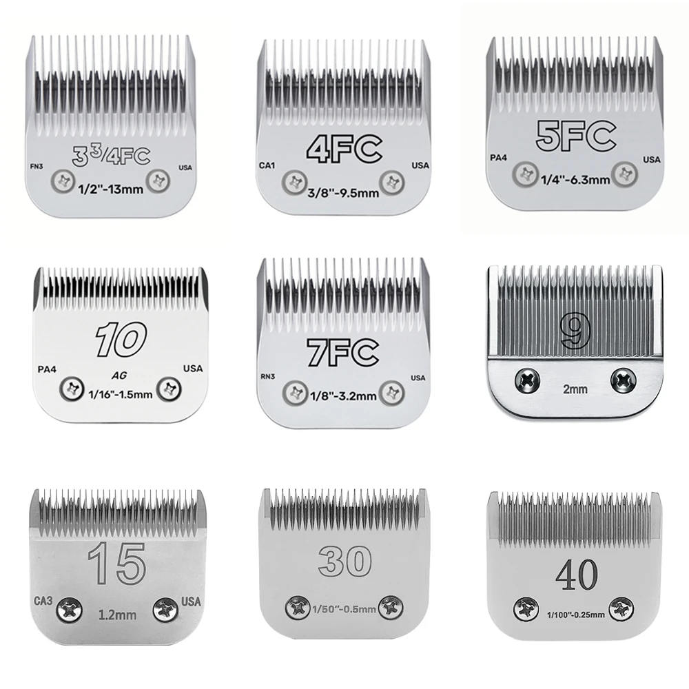 Sccc27c9afcc24d83b04ac34c97d724d5r.webp Dog Grooming Clipper Replacement Blades Compatible with Andis Pet Clipper/Oster-A5/Wahl KM-10 Series Dog Clipper - Image 1