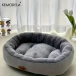 Cozy Oval Snuggle Pet Bed, Plush; Thickened Cat Bed Warm and Secure Bed for Cats and Small Medium Dogs, All Seasons - Image 10