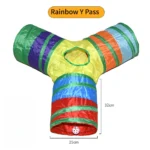 Cat Tunnel Pet Supplies Cat S T Pass Play Tunnel Foldable Cat Tunnel Cat Toy Breathable Drill Barrel for Indoor loud paper - Image 10