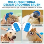 2-Sided Pet Grooming & Bath Brush Kit - Image 3