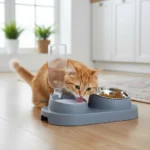 Automatic Pet Water Dispenser & Feeding Bowl - Image 2