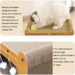 Two-Level Cat Scratching Bed & House - Image 5