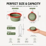 Collapsible Travel Bowl with Carabiner - Image 6