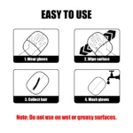 Reusable Double-Sided Pet Hair Removal Glove - Image 5
