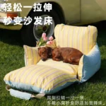 Plush Pet Car Seat & Travel Bed - Image 2