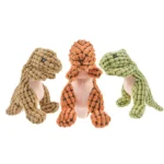 Plush Dinosaur Chew Toy for Dogs & Cats - Image 3