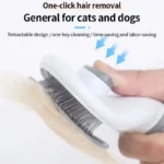 Self-Cleaning Detangling Dog Brush - Image 2
