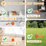 Motion-Activated Dog Ball with Rope - Image 5