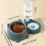 2-in-1 Gravity Pet Feeder & Water Dispenser - Image 3