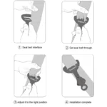 Locking Dog Car Seat Belt Clip - Image 6