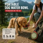 Collapsible Travel Bowl with Carabiner - Image 2