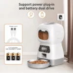3.5L Smart Swirl Pet Feeder with Voice Recorder - Image 5