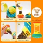 Interactive Treat-Dispensing Dog Puzzle - Image 6