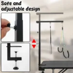 Adjustable Pet Grooming Table Arm with Clamp - Image 4
